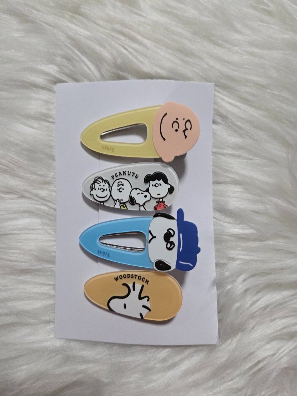 Peanuts Character Hair Barrette Set